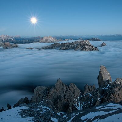 8. Platz: Martin Brugger - Vollmondnacht am Berg