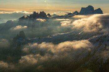 Sonnenaufgang Cinque Torri