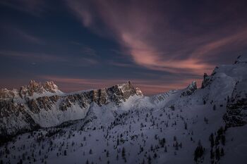 Nacht über Lastoni di Formin