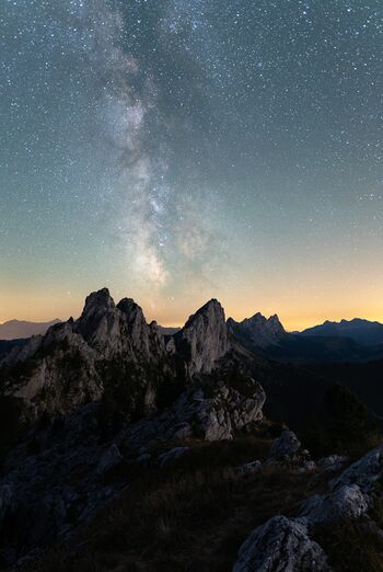 Milchstrasse über den Gastlosen